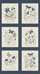 Butterflies and Blooms 24" Panel - 3152P 77
