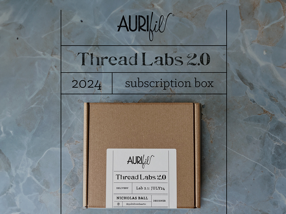 Aurifil Thread Lab 2.0 Monthly Subscription starting July 2024
