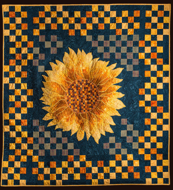Bargello Sunflower Quilt Pattern
