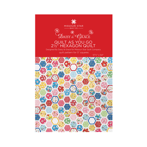 2.5" Hexagon Quilt - Quilt As You Go - PAT3012