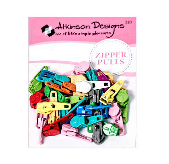 Zipper Pulls Candy Color Mix Assorted Colors