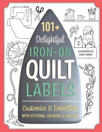 101 Delightful Iron-On Quilt Label Book - 20515