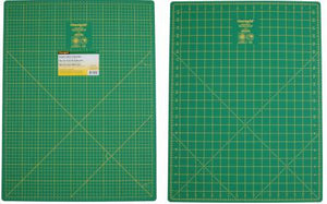 Omnigrid Double Sided Cutting Mat - Green with Yellow Grid 18" x 24" - 24MDS