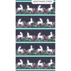 Unicorn Dreams - Border Stripe - 26849 98
