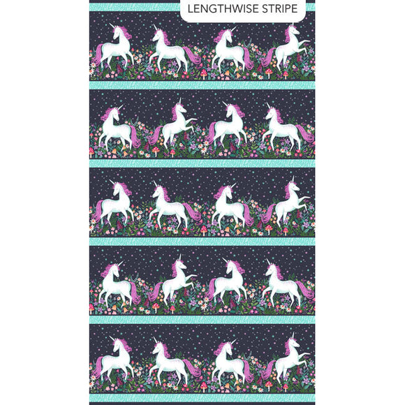 Unicorn Dreams - Border Stripe - 26849 98