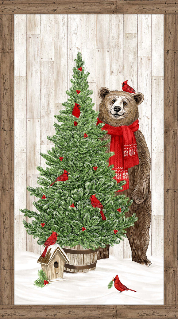 Beary Merry Christmas Panel - 27056-10