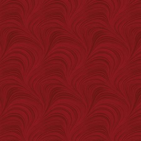 Medium Red Wave Texture Flannel 108