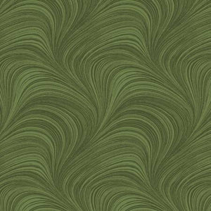Medium Green Wave Texture Flannel 108" WIDE - 2966WFB 43