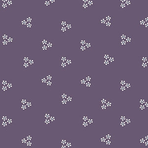 Twilight Garden Flannel - Purple Dots - F3196 55