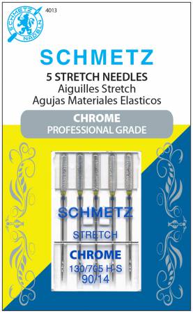 Schmetz Stretch Needles Chrome 5pk Size 90/14