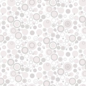 Bubble Dot by Henry Glass - White on White - 9612 01W