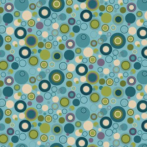 Bubble Dot by Henry Glass - Turquoise - 9612 11