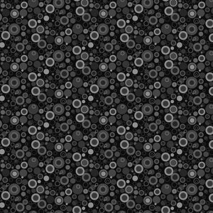 Bubble Dot by Henry Glass - Black - 9612 98