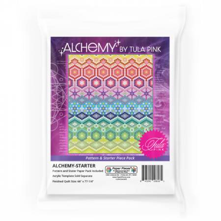 Alchemy Pattern and Starter Paper Piece Pack by Tula Pink - ALCHEMY-STARTER
