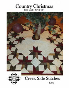 Country Christmas Tree Skirt Pattern - CSS279
