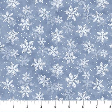 Snow Much Fun Flannel Light Blue Snowflake F26988-44