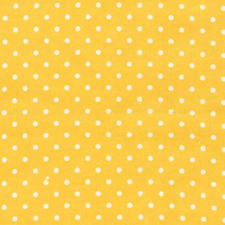Yellow Dot Flannel by Robert Kaufman - FIN92555