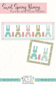 Sweet Spring Bunny Runner and Pillow Pattern - FT-8214SB
