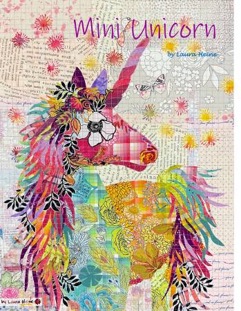 Mini Unicorn Collage Pattern by Laura Heine - FWLHMU