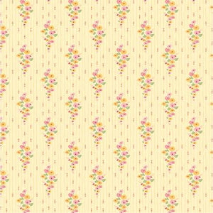 Hollyhock by Poppie Cotton - Yellow Love at Home - HL23808