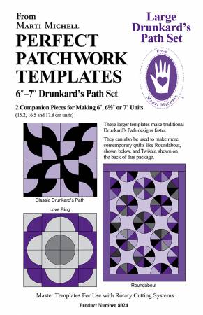 Perfect Patchwork Templates Drunkard's Path
