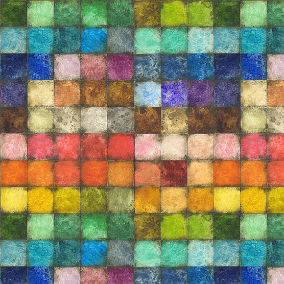 Eclectic Elements Colorblock Multi Patchwork PWTH180.MULTI (Copy)