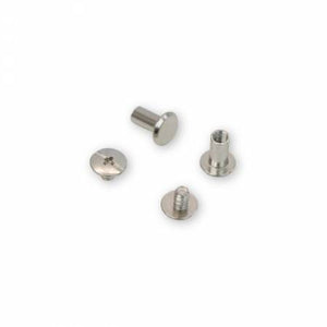 12 Large Chicago Screws 10mm Nickel - STS231S