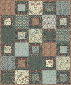 Sheryl Quilt Kit using William Morris Fabric