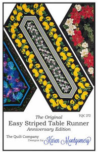 Easy Striped Table Runner Pattern by The Quilt Company