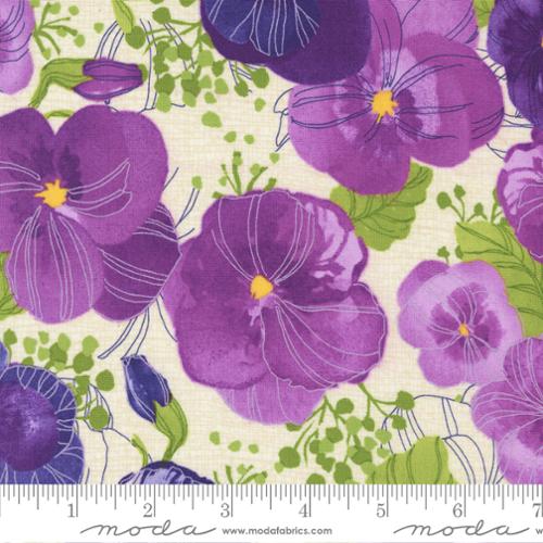 Pansy's Posies - Cream Floral - 548720 11