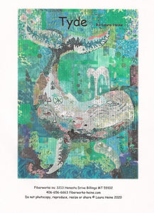 Whale "Tyde" Collage by Laura Heine