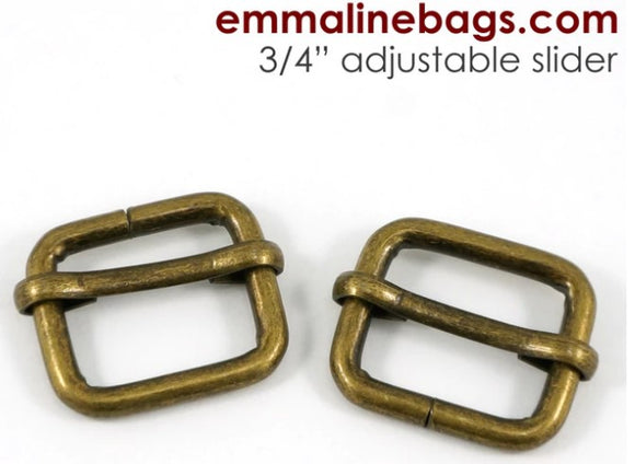 Adjustable Sliders by Emmaline Bags
