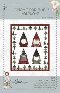 Gnome For The Holidays Quilt by Jennifer Long - Pattern
