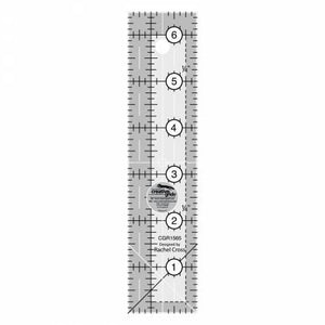 1.5" x 6.5" Ruler by Creative Grids - CGR1565