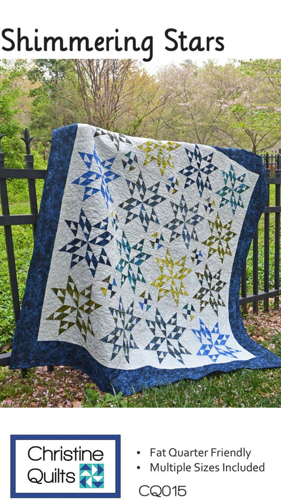 Shimmering Stars by Christine Quilts