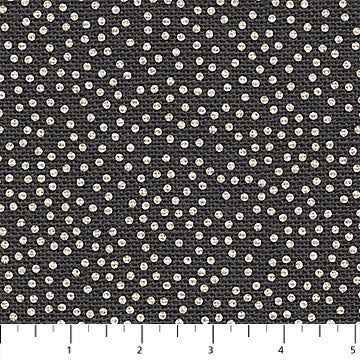 Warm and Cozy Flannel - Black Dots - F24686-99