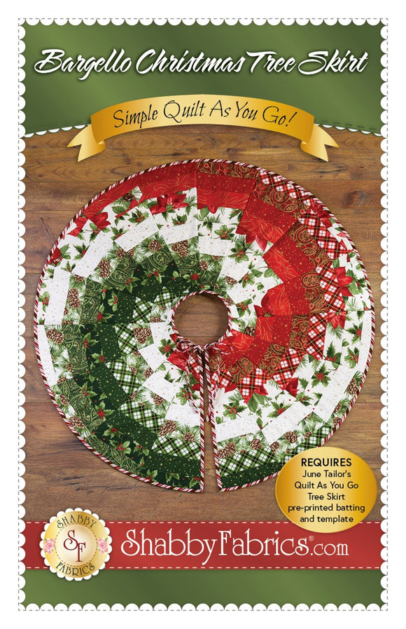 Bargello Christmas Tree Skirt by Jennifer Bosworth
