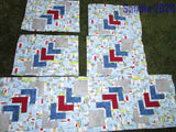 Shuffle Runner and Placemats by Canuck Quilter Designs