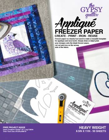 The Gypsy Quilter Applique Freezer Paper by Gypsy Quilter