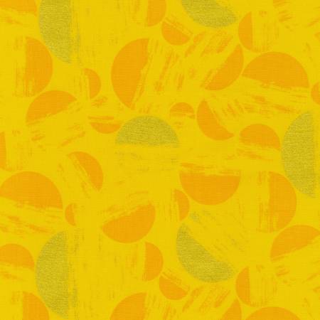 Brushy Metallic by Robert Kaufman - Sunflower - 20971 125