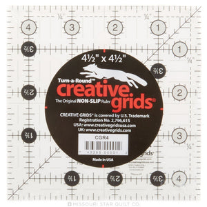 4.5" Square Ruler by Creative Grids - CGR4