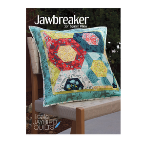 Jawbreaker Pillow by Little Jaybird Quilts