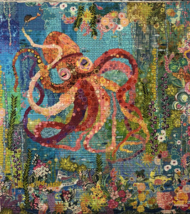 Octopus Garden Collage by Laura Heine