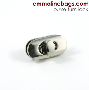 Small Turn Lock (with Screws) by Emmaline bags