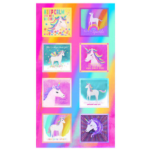 Unicorn Love Digital 9" Block Panel